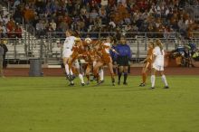 Carrie Schmit, #3.  The lady longhorns beat Texas A&M 1-0 in soccer Friday night.

Filename: SRM_20061027_1925142.jpg
Aperture: f/4.0
Shutter Speed: 1/400
Body: Canon EOS 20D
Lens: Canon EF 80-200mm f/2.8 L