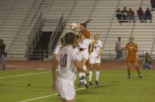 The lady longhorns beat Texas A&M 1-0 in soccer Friday night.

Filename: SRM_20061027_1927588.jpg
Aperture: f/4.0
Shutter Speed: 1/400
Body: Canon EOS 20D
Lens: Canon EF 80-200mm f/2.8 L