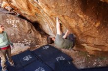 Bouldering in Hueco Tanks on 02/16/2020 with Blue Lizard Climbing and Yoga

Filename: SRM_20200216_1325290.jpg
Aperture: f/4.0
Shutter Speed: 1/250
Body: Canon EOS-1D Mark II
Lens: Canon EF 16-35mm f/2.8 L