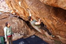 Bouldering in Hueco Tanks on 02/16/2020 with Blue Lizard Climbing and Yoga

Filename: SRM_20200216_1325310.jpg
Aperture: f/4.0
Shutter Speed: 1/250
Body: Canon EOS-1D Mark II
Lens: Canon EF 16-35mm f/2.8 L