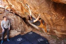 Bouldering in Hueco Tanks on 02/16/2020 with Blue Lizard Climbing and Yoga

Filename: SRM_20200216_1327230.jpg
Aperture: f/3.5
Shutter Speed: 1/250
Body: Canon EOS-1D Mark II
Lens: Canon EF 16-35mm f/2.8 L