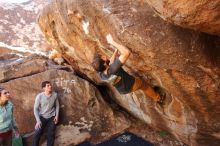 Bouldering in Hueco Tanks on 02/16/2020 with Blue Lizard Climbing and Yoga

Filename: SRM_20200216_1327270.jpg
Aperture: f/4.5
Shutter Speed: 1/250
Body: Canon EOS-1D Mark II
Lens: Canon EF 16-35mm f/2.8 L