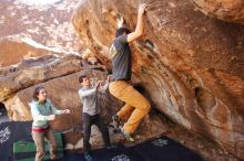 Bouldering in Hueco Tanks on 02/16/2020 with Blue Lizard Climbing and Yoga

Filename: SRM_20200216_1327330.jpg
Aperture: f/4.5
Shutter Speed: 1/250
Body: Canon EOS-1D Mark II
Lens: Canon EF 16-35mm f/2.8 L