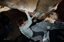 Bouldering in Hueco Tanks on 02/16/2020 with Blue Lizard Climbing and Yoga

Filename: SRM_20200216_1350270.jpg
Aperture: f/8.0
Shutter Speed: 1/250
Body: Canon EOS-1D Mark II
Lens: Canon EF 16-35mm f/2.8 L