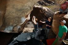 Bouldering in Hueco Tanks on 02/16/2020 with Blue Lizard Climbing and Yoga

Filename: SRM_20200216_1358380.jpg
Aperture: f/8.0
Shutter Speed: 1/250
Body: Canon EOS-1D Mark II
Lens: Canon EF 16-35mm f/2.8 L