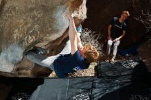 Bouldering in Hueco Tanks on 02/16/2020 with Blue Lizard Climbing and Yoga

Filename: SRM_20200216_1400520.jpg
Aperture: f/8.0
Shutter Speed: 1/250
Body: Canon EOS-1D Mark II
Lens: Canon EF 16-35mm f/2.8 L