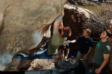 Bouldering in Hueco Tanks on 02/16/2020 with Blue Lizard Climbing and Yoga

Filename: SRM_20200216_1402070.jpg
Aperture: f/8.0
Shutter Speed: 1/250
Body: Canon EOS-1D Mark II
Lens: Canon EF 16-35mm f/2.8 L