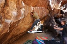 Bouldering in Hueco Tanks on 02/16/2020 with Blue Lizard Climbing and Yoga

Filename: SRM_20200216_1416490.jpg
Aperture: f/5.6
Shutter Speed: 1/250
Body: Canon EOS-1D Mark II
Lens: Canon EF 16-35mm f/2.8 L