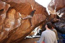 Bouldering in Hueco Tanks on 02/16/2020 with Blue Lizard Climbing and Yoga

Filename: SRM_20200216_1418280.jpg
Aperture: f/5.6
Shutter Speed: 1/250
Body: Canon EOS-1D Mark II
Lens: Canon EF 16-35mm f/2.8 L