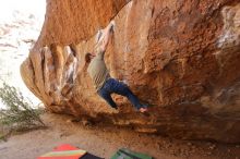 Bouldering in Hueco Tanks on 02/16/2020 with Blue Lizard Climbing and Yoga

Filename: SRM_20200216_1420060.jpg
Aperture: f/5.0
Shutter Speed: 1/250
Body: Canon EOS-1D Mark II
Lens: Canon EF 16-35mm f/2.8 L