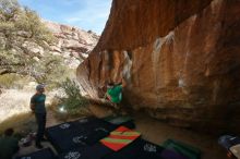 Bouldering in Hueco Tanks on 02/16/2020 with Blue Lizard Climbing and Yoga

Filename: SRM_20200216_1445250.jpg
Aperture: f/8.0
Shutter Speed: 1/250
Body: Canon EOS-1D Mark II
Lens: Canon EF 16-35mm f/2.8 L