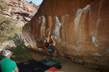 Bouldering in Hueco Tanks on 02/16/2020 with Blue Lizard Climbing and Yoga

Filename: SRM_20200216_1446500.jpg
Aperture: f/8.0
Shutter Speed: 1/250
Body: Canon EOS-1D Mark II
Lens: Canon EF 16-35mm f/2.8 L