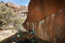 Bouldering in Hueco Tanks on 02/16/2020 with Blue Lizard Climbing and Yoga

Filename: SRM_20200216_1447050.jpg
Aperture: f/8.0
Shutter Speed: 1/250
Body: Canon EOS-1D Mark II
Lens: Canon EF 16-35mm f/2.8 L