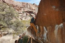 Bouldering in Hueco Tanks on 02/16/2020 with Blue Lizard Climbing and Yoga

Filename: SRM_20200216_1447340.jpg
Aperture: f/8.0
Shutter Speed: 1/250
Body: Canon EOS-1D Mark II
Lens: Canon EF 16-35mm f/2.8 L