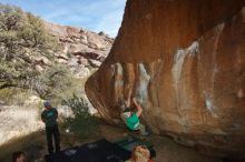 Bouldering in Hueco Tanks on 02/16/2020 with Blue Lizard Climbing and Yoga

Filename: SRM_20200216_1448460.jpg
Aperture: f/8.0
Shutter Speed: 1/250
Body: Canon EOS-1D Mark II
Lens: Canon EF 16-35mm f/2.8 L