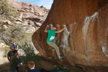 Bouldering in Hueco Tanks on 02/16/2020 with Blue Lizard Climbing and Yoga

Filename: SRM_20200216_1448590.jpg
Aperture: f/8.0
Shutter Speed: 1/250
Body: Canon EOS-1D Mark II
Lens: Canon EF 16-35mm f/2.8 L