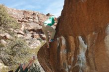 Bouldering in Hueco Tanks on 02/16/2020 with Blue Lizard Climbing and Yoga

Filename: SRM_20200216_1449150.jpg
Aperture: f/8.0
Shutter Speed: 1/250
Body: Canon EOS-1D Mark II
Lens: Canon EF 16-35mm f/2.8 L