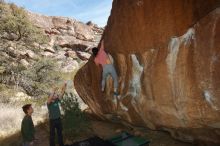 Bouldering in Hueco Tanks on 02/16/2020 with Blue Lizard Climbing and Yoga

Filename: SRM_20200216_1451210.jpg
Aperture: f/8.0
Shutter Speed: 1/250
Body: Canon EOS-1D Mark II
Lens: Canon EF 16-35mm f/2.8 L