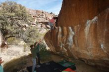 Bouldering in Hueco Tanks on 02/16/2020 with Blue Lizard Climbing and Yoga

Filename: SRM_20200216_1451410.jpg
Aperture: f/8.0
Shutter Speed: 1/250
Body: Canon EOS-1D Mark II
Lens: Canon EF 16-35mm f/2.8 L