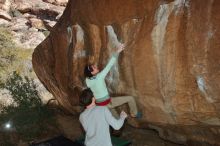 Bouldering in Hueco Tanks on 02/16/2020 with Blue Lizard Climbing and Yoga

Filename: SRM_20200216_1453290.jpg
Aperture: f/8.0
Shutter Speed: 1/250
Body: Canon EOS-1D Mark II
Lens: Canon EF 16-35mm f/2.8 L