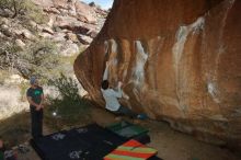 Bouldering in Hueco Tanks on 02/16/2020 with Blue Lizard Climbing and Yoga

Filename: SRM_20200216_1454520.jpg
Aperture: f/8.0
Shutter Speed: 1/250
Body: Canon EOS-1D Mark II
Lens: Canon EF 16-35mm f/2.8 L