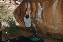 Bouldering in Hueco Tanks on 02/16/2020 with Blue Lizard Climbing and Yoga

Filename: SRM_20200216_1454550.jpg
Aperture: f/8.0
Shutter Speed: 1/250
Body: Canon EOS-1D Mark II
Lens: Canon EF 16-35mm f/2.8 L