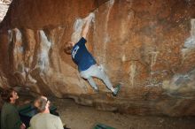 Bouldering in Hueco Tanks on 02/16/2020 with Blue Lizard Climbing and Yoga

Filename: SRM_20200216_1455280.jpg
Aperture: f/6.3
Shutter Speed: 1/250
Body: Canon EOS-1D Mark II
Lens: Canon EF 16-35mm f/2.8 L