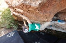 Bouldering in Hueco Tanks on 02/16/2020 with Blue Lizard Climbing and Yoga

Filename: SRM_20200216_1605150.jpg
Aperture: f/4.0
Shutter Speed: 1/250
Body: Canon EOS-1D Mark II
Lens: Canon EF 16-35mm f/2.8 L