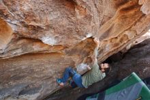 Bouldering in Hueco Tanks on 02/16/2020 with Blue Lizard Climbing and Yoga

Filename: SRM_20200216_1606340.jpg
Aperture: f/4.0
Shutter Speed: 1/250
Body: Canon EOS-1D Mark II
Lens: Canon EF 16-35mm f/2.8 L