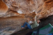 Bouldering in Hueco Tanks on 02/16/2020 with Blue Lizard Climbing and Yoga

Filename: SRM_20200216_1606550.jpg
Aperture: f/4.5
Shutter Speed: 1/250
Body: Canon EOS-1D Mark II
Lens: Canon EF 16-35mm f/2.8 L