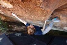 Bouldering in Hueco Tanks on 02/16/2020 with Blue Lizard Climbing and Yoga

Filename: SRM_20200216_1609271.jpg
Aperture: f/4.5
Shutter Speed: 1/250
Body: Canon EOS-1D Mark II
Lens: Canon EF 16-35mm f/2.8 L