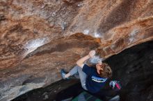 Bouldering in Hueco Tanks on 02/16/2020 with Blue Lizard Climbing and Yoga

Filename: SRM_20200216_1621260.jpg
Aperture: f/4.0
Shutter Speed: 1/250
Body: Canon EOS-1D Mark II
Lens: Canon EF 16-35mm f/2.8 L