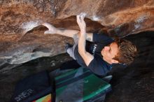 Bouldering in Hueco Tanks on 02/16/2020 with Blue Lizard Climbing and Yoga

Filename: SRM_20200216_1623230.jpg
Aperture: f/4.5
Shutter Speed: 1/250
Body: Canon EOS-1D Mark II
Lens: Canon EF 16-35mm f/2.8 L