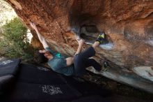 Bouldering in Hueco Tanks on 02/16/2020 with Blue Lizard Climbing and Yoga

Filename: SRM_20200216_1625410.jpg
Aperture: f/5.6
Shutter Speed: 1/250
Body: Canon EOS-1D Mark II
Lens: Canon EF 16-35mm f/2.8 L