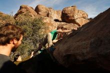 Bouldering in Hueco Tanks on 02/16/2020 with Blue Lizard Climbing and Yoga

Filename: SRM_20200216_1627030.jpg
Aperture: f/13.0
Shutter Speed: 1/250
Body: Canon EOS-1D Mark II
Lens: Canon EF 16-35mm f/2.8 L