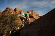 Bouldering in Hueco Tanks on 02/16/2020 with Blue Lizard Climbing and Yoga

Filename: SRM_20200216_1627050.jpg
Aperture: f/16.0
Shutter Speed: 1/250
Body: Canon EOS-1D Mark II
Lens: Canon EF 16-35mm f/2.8 L