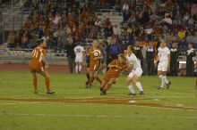 Carrie Schmit, #3.  The lady longhorns beat Texas A&M 1-0 in soccer Friday night.

Filename: SRM_20061027_2014488.jpg
Aperture: f/4.0
Shutter Speed: 1/800
Body: Canon EOS 20D
Lens: Canon EF 80-200mm f/2.8 L