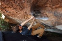 Bouldering in Hueco Tanks on 02/16/2020 with Blue Lizard Climbing and Yoga

Filename: SRM_20200216_1635570.jpg
Aperture: f/5.0
Shutter Speed: 1/250
Body: Canon EOS-1D Mark II
Lens: Canon EF 16-35mm f/2.8 L