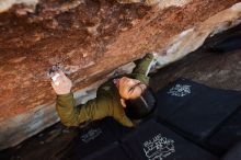 Bouldering in Hueco Tanks on 02/16/2020 with Blue Lizard Climbing and Yoga

Filename: SRM_20200216_1639050.jpg
Aperture: f/5.0
Shutter Speed: 1/250
Body: Canon EOS-1D Mark II
Lens: Canon EF 16-35mm f/2.8 L