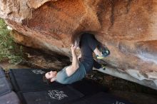 Bouldering in Hueco Tanks on 02/16/2020 with Blue Lizard Climbing and Yoga

Filename: SRM_20200216_1643240.jpg
Aperture: f/5.0
Shutter Speed: 1/250
Body: Canon EOS-1D Mark II
Lens: Canon EF 16-35mm f/2.8 L