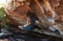 Bouldering in Hueco Tanks on 02/16/2020 with Blue Lizard Climbing and Yoga

Filename: SRM_20200216_1645260.jpg
Aperture: f/6.3
Shutter Speed: 1/250
Body: Canon EOS-1D Mark II
Lens: Canon EF 16-35mm f/2.8 L