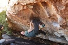 Bouldering in Hueco Tanks on 02/16/2020 with Blue Lizard Climbing and Yoga

Filename: SRM_20200216_1645280.jpg
Aperture: f/5.0
Shutter Speed: 1/250
Body: Canon EOS-1D Mark II
Lens: Canon EF 16-35mm f/2.8 L