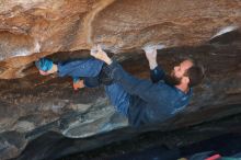 Bouldering in Hueco Tanks on 02/16/2020 with Blue Lizard Climbing and Yoga

Filename: SRM_20200216_1652210.jpg
Aperture: f/3.5
Shutter Speed: 1/320
Body: Canon EOS-1D Mark II
Lens: Canon EF 50mm f/1.8 II