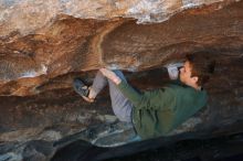 Bouldering in Hueco Tanks on 02/16/2020 with Blue Lizard Climbing and Yoga

Filename: SRM_20200216_1653010.jpg
Aperture: f/4.0
Shutter Speed: 1/320
Body: Canon EOS-1D Mark II
Lens: Canon EF 50mm f/1.8 II