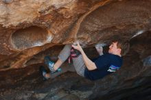 Bouldering in Hueco Tanks on 02/16/2020 with Blue Lizard Climbing and Yoga

Filename: SRM_20200216_1658490.jpg
Aperture: f/4.5
Shutter Speed: 1/250
Body: Canon EOS-1D Mark II
Lens: Canon EF 50mm f/1.8 II