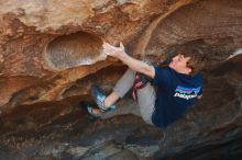 Bouldering in Hueco Tanks on 02/16/2020 with Blue Lizard Climbing and Yoga

Filename: SRM_20200216_1658510.jpg
Aperture: f/4.5
Shutter Speed: 1/250
Body: Canon EOS-1D Mark II
Lens: Canon EF 50mm f/1.8 II