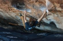 Bouldering in Hueco Tanks on 02/16/2020 with Blue Lizard Climbing and Yoga

Filename: SRM_20200216_1703400.jpg
Aperture: f/3.5
Shutter Speed: 1/250
Body: Canon EOS-1D Mark II
Lens: Canon EF 50mm f/1.8 II