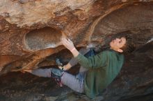 Bouldering in Hueco Tanks on 02/16/2020 with Blue Lizard Climbing and Yoga

Filename: SRM_20200216_1704410.jpg
Aperture: f/4.5
Shutter Speed: 1/250
Body: Canon EOS-1D Mark II
Lens: Canon EF 50mm f/1.8 II