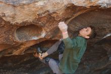 Bouldering in Hueco Tanks on 02/16/2020 with Blue Lizard Climbing and Yoga

Filename: SRM_20200216_1704420.jpg
Aperture: f/4.5
Shutter Speed: 1/250
Body: Canon EOS-1D Mark II
Lens: Canon EF 50mm f/1.8 II