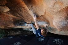 Bouldering in Hueco Tanks on 02/16/2020 with Blue Lizard Climbing and Yoga

Filename: SRM_20200216_1706301.jpg
Aperture: f/4.5
Shutter Speed: 1/250
Body: Canon EOS-1D Mark II
Lens: Canon EF 16-35mm f/2.8 L